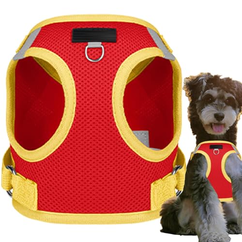 Reflektierendes, verstellbares Hundegeschirr für kleine Hunde mit Tracker-, weiches und atmungsaktives Haustiergeschirr zum Spazierengehen, Laufen und Training, bequem für tägliche Outdoor-Akti Reflektierendes, verstellbares Hundegeschirr für kleine Hunde mit Tracker-, weiches und atmungsaktives Haustiergeschirr zum Spazierengehen, Laufen und Training, bequem für tägliche Outdoor-Akti von Jvjggag