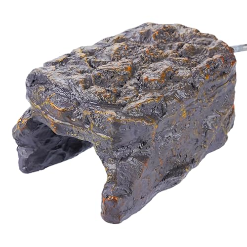 Reptile Cave, Reptile Hide, Resin Hiding Cave, Heating Rock Basking, Heated Reptile Hiding Cave with Resin Simulation Rock and 5w USB-Powered Basking Stage for Lizards Reptile Cave, Reptile Hide, Resin Hiding Cave, Heating Rock Basking, Heated Reptile Hiding Cave with Resin Simulation Rock and 5w USB-Powered Basking Stage for Lizards von Jvjggag