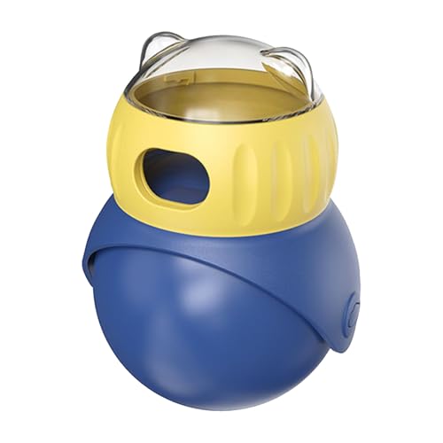 Treat Dispensing Ball, Adjustable Cat Slow Feeder, Refillable Interactive Pet Toy, Durable ABS Rubber Build, Engaging Food Enrichment, Smart Feeding Solution for Pet Training von Jvjggag