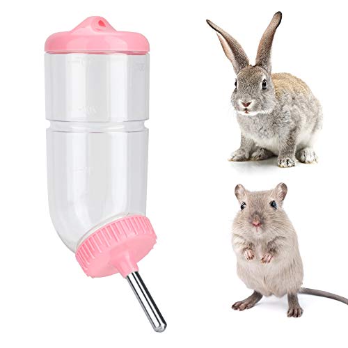Haustier-Wasserflasche für Kaninchen, kein Tropfen, Wasserspender für kleine Tiere, hängende Haustier-Wasserflasche für Käfig, kein ufen, Hamster-Trinkfutterspender Haustier-Wasserflasche für Kaninchen, kein Tropfen, Wasserspender für kleine Tiere, hängende Haustier-Wasserflasche für Käfig, kein ufen, Hamster-Trinkfutterspender von Jwthee