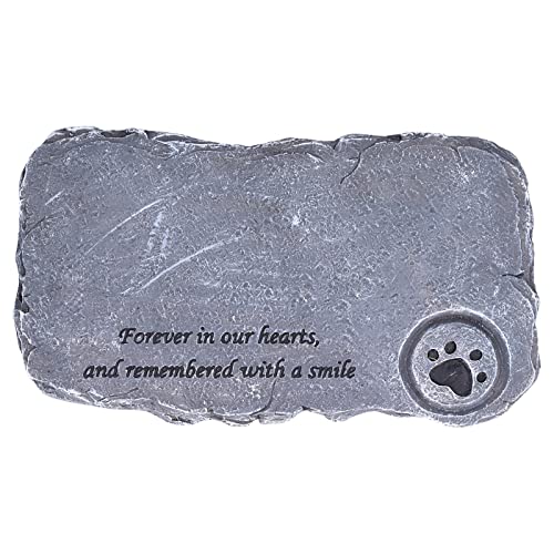 Katzen-Gedenkgeschenke für den Verlust einer Katze, Haustier-Gedenkdekoration, Haustier-Grabmarkierungen, Hunde-Grabmarkierung, Haustier-Grabstein (Zierbeet Typ A (Lieferantenangabe: Felsfarbe)) von Jwthee