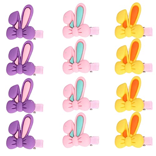 12pcs Bunny Ohrdesign Harz Haustier Haare Hunde Pflege Haarnadel langhaarige Katzen Welpen Partyzubehör von Jxngery