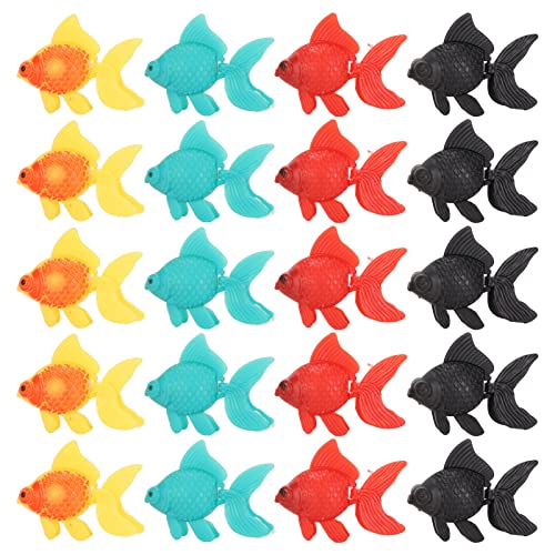 Jxngery 20pcs künstlich bewegende Fische lebensechter Aussehen künstliche schwimmende Fische für Aquariumfischtank von Jxngery