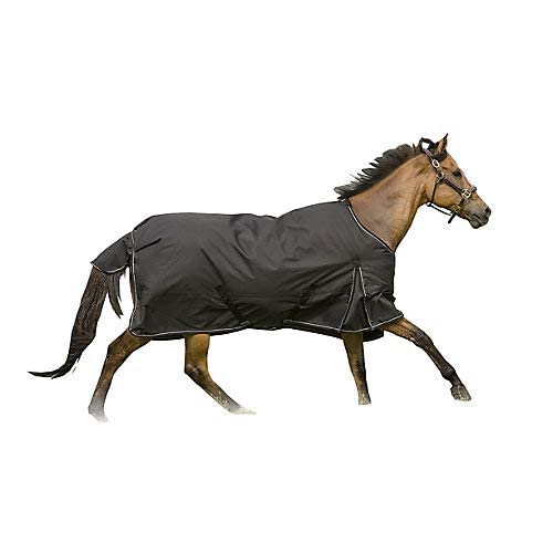 Jyuiipcz Pferde-Pferdedecke, 600D, bequeme Weidedecke, Winter, winddicht, warm, Pferdepflege, Ripstop-Pferdebekleidung (Royal 81) (Schwarz 84) von Jyuiipcz