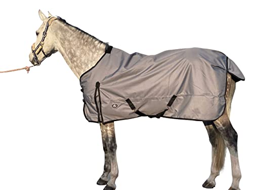 Jyuiipcz Pferdedecke, 1200D wasserdicht, für den Winter, warm, Pferdeteppich, Standardhals-Pflegedecke, Himmelblau 74, Dunkelgrau 72 Jyuiipcz Pferdedecke, 1200D wasserdicht, für den Winter, warm, Pferdeteppich, Standardhals-Pflegedecke, Himmelblau 74, Dunkelgrau 72 von Jyuiipcz