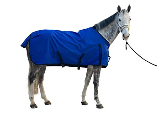 Jyuiipcz Pferdedecke, 1200D wasserdicht, für den Winter, warm, Pferdeteppich, Standardhals-Pflegedecke, Himmelblau 74, Königsblau 68 Jyuiipcz Pferdedecke, 1200D wasserdicht, für den Winter, warm, Pferdeteppich, Standardhals-Pflegedecke, Himmelblau 74, Königsblau 68 von Jyuiipcz