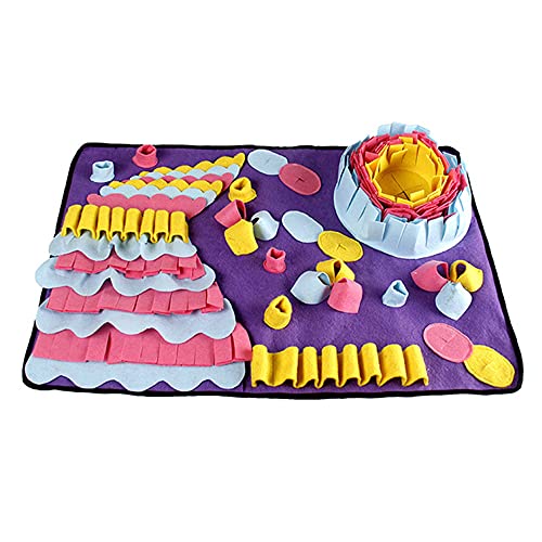 Jyuiipcz Schnüffelmatte, 2 Stück Hundesnack-Pads für die Fütterung, Jagd, Futtersuche, verspieltes Futter und Leckerli, waschbar, Trainingsmatten, Haustieraktivitäten/Spielzeug/Spielmatte Jyuiipcz Schnüffelmatte, 2 Stück Hundesnack-Pads für die Fütterung, Jagd, Futtersuche, verspieltes Futter und Leckerli, waschbar, Trainingsmatten, Haustieraktivitäten/Spielzeug/Spielmatte von Jyuiipcz