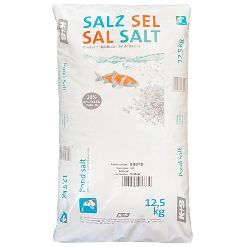 K+S Esco Teichsalz 12,5kg - 50kg | Für Zierfische und Kois | Ohne chemische Zusätze | Unterstützt Gesundheit | Bekämpft Algen | 12,5 kg für ~5l K+S Esco Teichsalz 12,5kg - 50kg | Für Zierfische und Kois | Ohne chemische Zusätze | Unterstützt Gesundheit | Bekämpft Algen | 12,5 kg für ~5l von K+S