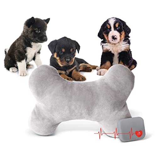 K&H PET PRODUCTS Herzschlag Hund Knochen Kissen grau große Rassen Herzschlag 33 cm von K&H PET PRODUCTS