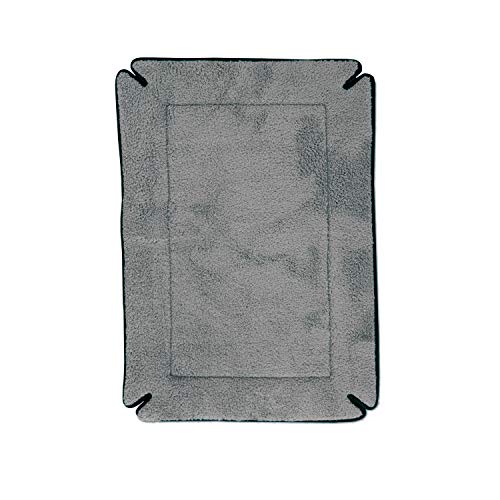 K&H PET PRODUCTS Memory Foam Crate Pad X-Small Grau 35,6 x 55,9 cm von K&H
