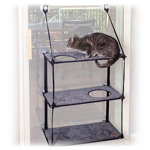 K&H PET Products EZ Mount Fensterbank mit 3 Stufen, Grau, 30,5 x 58,6 cm K&H PET Products EZ Mount Fensterbank mit 3 Stufen, Grau, 30,5 x 58,6 cm von K&H