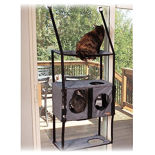 K&H PET Products EZ Mount Penthouse Stadthaus 4 Regalen, Katzenbaum, Katzenmöbel K&H PET Products EZ Mount Penthouse Stadthaus 4 Regalen, Katzenbaum, Katzenmöbel von K&H