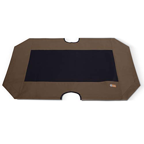 K&H PET Products Original Ersatzbezug für Haustierbett, separat erhältlich, Netzstoff, Größe XL, 81,3 x 127,7 cm, Schokoladenbraun/Schwarz K&H PET Products Original Ersatzbezug für Haustierbett, separat erhältlich, Netzstoff, Größe XL, 81,3 x 127,7 cm, Schokoladenbraun/Schwarz von K&H