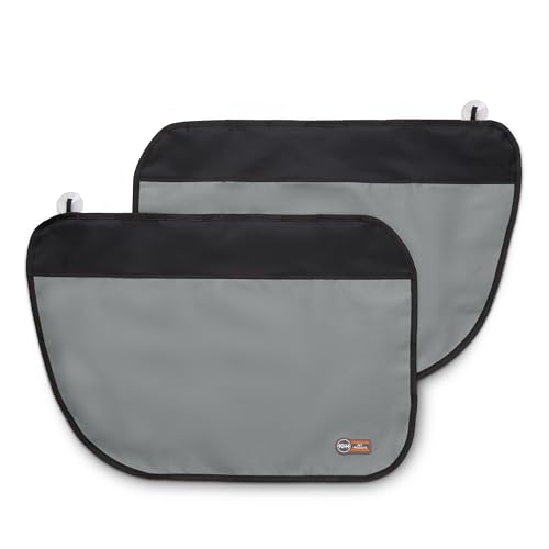 K&H Pet Products Fahrzeugtürschutz für Hunde, Grau, 2 Packungen, Innentürschutz vor Kratzern, Limousine und SUV, wasserdichter Schutz für Autotürkratzer, Grau, 68,9 cm L x 48,8 cm H K&H Pet Products Fahrzeugtürschutz für Hunde, Grau, 2 Packungen, Innentürschutz vor Kratzern, Limousine und SUV, wasserdichter Schutz für Autotürkratzer, Grau, 68,9 cm L x 48,8 cm H von K&H