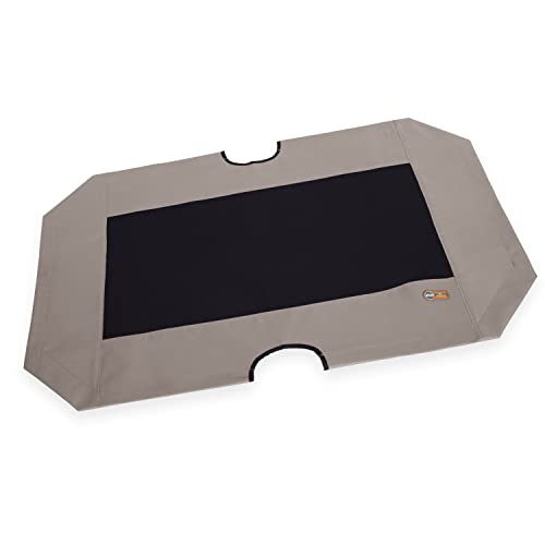 K&H Pet Products Original Ersatzbezug für Haustierbett, Größe XL, 127 x 81 cm, Taupe/Schwarz K&H Pet Products Original Ersatzbezug für Haustierbett, Größe XL, 127 x 81 cm, Taupe/Schwarz von K&H