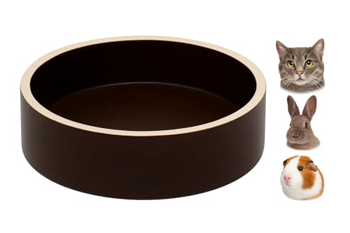 800 ml Futternapf Futterschale Futtertrog Ø:20 cm Höhe: 6cm Napf für Haustiere Hamster Kaninchen Hase Nagetiere Kleintiere Hund Katze aus hochwertiger, robuster, dickwandiger Steinzeug Keramik braun 800 ml Futternapf Futterschale Futtertrog Ø:20 cm Höhe: 6cm Napf für Haustiere Hamster Kaninchen Hase Nagetiere Kleintiere Hund Katze aus hochwertiger, robuster, dickwandiger Steinzeug Keramik braun von K&K Keramik