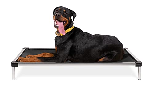 K9 Ballistics Kausicheres, erhöhtes Hundebett, XL, kaufest, Aluminium, reißfest, ballistisches Gewebe, unzerstörbar, strapazierfähig, passt in XL-Kisten, 119,4 x 73,7 cm, Obsidian Black K9 Ballistics Kausicheres, erhöhtes Hundebett, XL, kaufest, Aluminium, reißfest, ballistisches Gewebe, unzerstörbar, strapazierfähig, passt in XL-Kisten, 119,4 x 73,7 cm, Obsidian Black von K9 Ballistics
