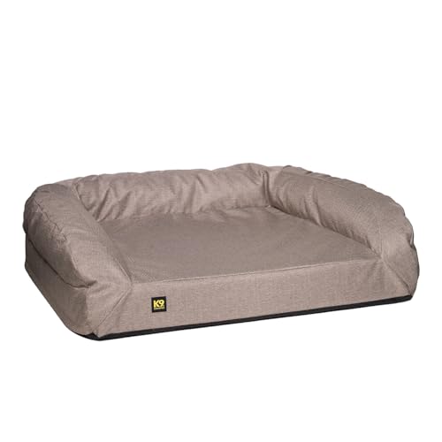 K9 Ballistics Orthopädisches Sofa-Hundebett mit abnehmbarem, waschbarem Bezug, strapazierfähig, wasserabweisend mit rutschfester Unterseite, groß, Taupe Premium-Finish K9 Ballistics Orthopädisches Sofa-Hundebett mit abnehmbarem, waschbarem Bezug, strapazierfähig, wasserabweisend mit rutschfester Unterseite, groß, Taupe Premium-Finish von K9 Ballistics