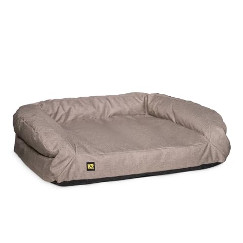 K9 Ballistics Robustes Nackenrolle, Sofa, Hundebett mit abnehmbarem, waschbarem Bezug, langlebig, wasserabweisend mit rutschfester Unterseite, groß, Taupe Premium-Finish K9 Ballistics Robustes Nackenrolle, Sofa, Hundebett mit abnehmbarem, waschbarem Bezug, langlebig, wasserabweisend mit rutschfester Unterseite, groß, Taupe Premium-Finish von K9 Ballistics