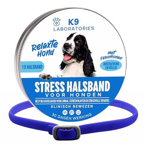 K9 Laboratories Calming Dog Collar, Pheromone Anti-Stress-Collar, 30 Day Effectiveness, Purple (Blau) von K9 Laboratories