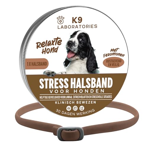K9 Laboratories Calming Dog Collar, Pheromone Anti-Stress-Collar, 30 Day Effectiveness, Purple (Braun) von K9 Laboratories
