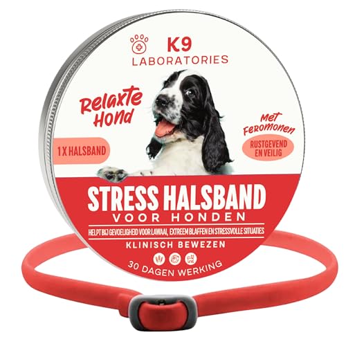 K9 Laboratories Calming Dog Collar, Pheromone Anti-Stress-Collar, 30 Day Effectiveness, Purple (Rot) von K9 Laboratories
