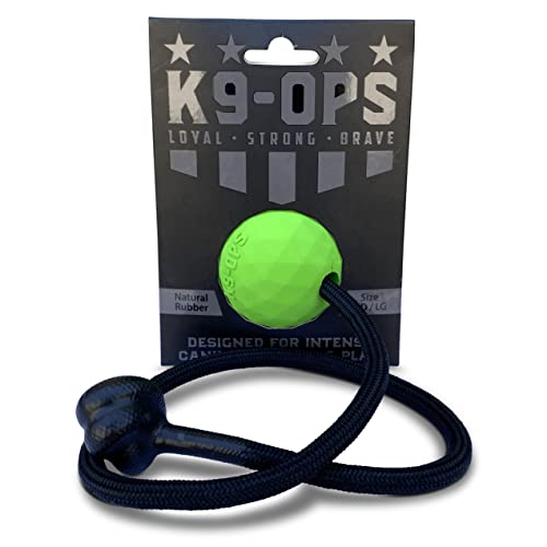 K9 Ops Moki Hundespielzeug zum Ziehen an einem Seil – Vollgummi Apportiertraining Belohnung – Große Hunde, langlebig, unzerstörbar, Kauer, Pitbull, Dobermann, Rottweiler, Schäferhund (Envy Green – K9 Ops Moki Hundespielzeug zum Ziehen an einem Seil – Vollgummi Apportiertraining Belohnung – Große Hunde, langlebig, unzerstörbar, Kauer, Pitbull, Dobermann, Rottweiler, Schäferhund (Envy Green – von K9 Ops