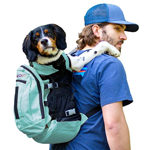 K9 Sport Sack Verstellbarer Hundetragerucksack (S, Plus 2 - Summer Mint) von K9 Sport Sack