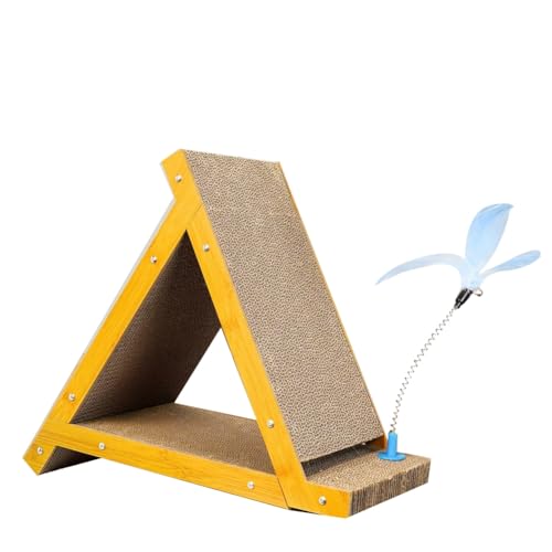 KACPLY Katzenkratzer, Katzenkratzbaum, Katzenkratzbrett, stabiles Katzenspielzeug für Indoor-Katzen, 6 Seiten erhältlich KACPLY Katzenkratzer, Katzenkratzbaum, Katzenkratzbrett, stabiles Katzenspielzeug für Indoor-Katzen, 6 Seiten erhältlich von KACPLY