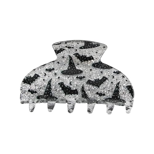 Halloween-Spinnen/Geister-Haarklammer für Damen, Pferdeschwanz, Haarspange zum Waschen des Gesichts Halloween-Spinnen/Geister-Haarklammer für Damen, Pferdeschwanz, Haarspange zum Waschen des Gesichts von KADSXIYA