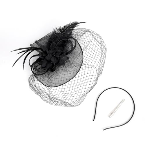 KADSXIYA Zartes mittelalterliches Haarband aus Federn und Garn für Damen, Festival, Abschlussball, Party KADSXIYA Zartes mittelalterliches Haarband aus Federn und Garn für Damen, Festival, Abschlussball, Party von KADSXIYA