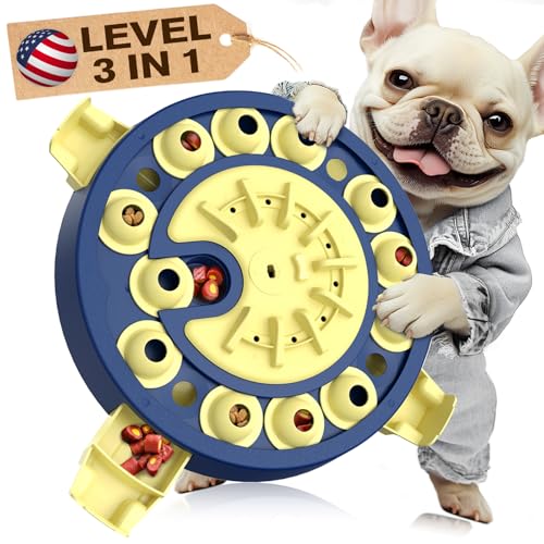 KADTC Hunde-Puzzle-Spielzeug, Gehirn, geistige Stimulation, geistig stimulierend, Welpen-Leckerli-Dosierung, Futterspender, fortgeschrittene Stufe 3, 2, 1, interaktive Spiele für kleine/mittlere/große KADTC Hunde-Puzzle-Spielzeug, Gehirn, geistige Stimulation, geistig stimulierend, Welpen-Leckerli-Dosierung, Futterspender, fortgeschrittene Stufe 3, 2, 1, interaktive Spiele für kleine/mittlere/große von KADTC
