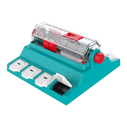 KADTC Hundespielzeug, Puzzle, mittelgroß/extra/groß, selbstspielend, Spinning N' Eat, Futterkapazität 400 g, verstellbar, langsamer Feeder FR von KADTC