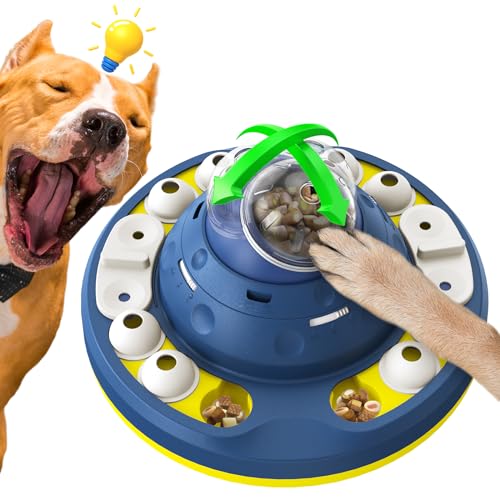 KADTC Puzzle-Spielzeug für Hunde, Langeweile und geistig stimulierend, langsamer Futterspender, hält beschäftigt, ersetzt Haustiernapf, Welpengehirn, klein/mittel/groß, aggressive Kauer A von KADTC