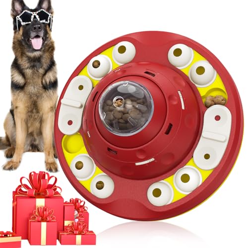 KADTC Puzzle-Spielzeug für Hunde, Langeweile und geistig stimulierend, langsamer Futterspender, hält beschäftigt, ersetzt Haustiernapf, Welpengehirn, klein/mittel/groß, aggressive Kauer B von KADTC