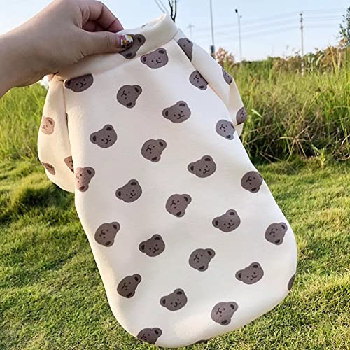 KAFRON Dog Clothes Cat Clothes Bulldogge Hundekleidung Winter Warmer Pullover für Welpen kleine Hunde Chihuahua Yorkshire MopsHoliday Gifts for Pets Dog Gifts -L von KAFRON