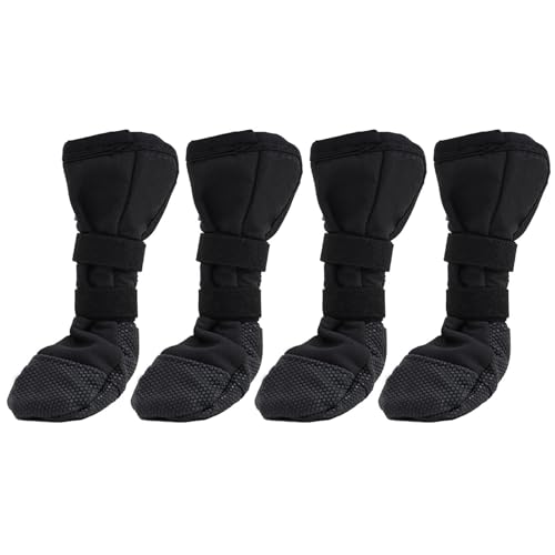 2 Paar Hundesocken Schutzdicke Grip Dogs Füße Bedecken Socken Mit Verstellbarem Aufkleber Für Outdoor Verhindert Schieber Hundepfotenschutzschutz 2 Paar Hundesocken Schutzdicke Grip Dogs Füße Bedecken Socken Mit Verstellbarem Aufkleber Für Outdoor Verhindert Schieber Hundepfotenschutzschutz von KAHDGSS