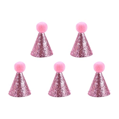 Geburtstagshut für Hunde und Katzen, Kopfbedeckung, Geburtstagskostüm, glitzernder Hut, mit Nieten, Pompons, für Weihnachten, Haustier-Fotografie-Requisiten von KAHDGSS