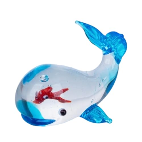 Glasfischtanks Figuren Sammlerstücke Figur Glasfischtanks Statue Für Home Office Schlafzimmer Aquarium Dekoration Tischplatte Herzstück Herzstück von KAHDGSS