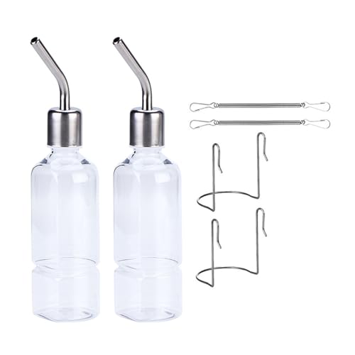 Hanging Kaninchen Wasserfutter Für Kaninchen Kleine Tiere Käfigkäfig Trinkerschale Mit Einfacher Installation Automatischer Haustierwasserspender von KAHDGSS