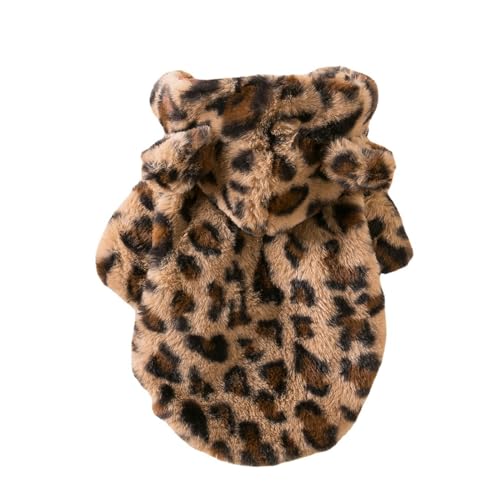 Haustierkostüm, Hut, lustiger Leopardenmantel, Party, Cosplay, Kleid, Zubehör, Haustierbedarf, niedlicher Leoparden-Hund, Foto-Requisiten von KAHDGSS