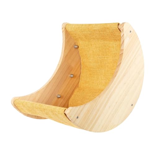 KAHDGSS Holzkatzen Fenster Barsch Hängematte Mit 4 Starken Saugnapfbecher Haustierbett Für Innenräume Bis Zu 50 Pfund Holz Hängematte KAHDGSS Holzkatzen Fenster Barsch Hängematte Mit 4 Starken Saugnapfbecher Haustierbett Für Innenräume Bis Zu 50 Pfund Holz Hängematte von KAHDGSS