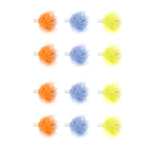 KAHDGSS 12 Stück Interaktives Katzenfederspielzeug Katzenstäbe Feder Teaser Kopfersatz Für Innenkatzen Kätzchen Zum Spielen Katzenstäbe Spielzeugfeder KAHDGSS 12 Stück Interaktives Katzenfederspielzeug Katzenstäbe Feder Teaser Kopfersatz Für Innenkatzen Kätzchen Zum Spielen Katzenstäbe Spielzeugfeder von KAHDGSS