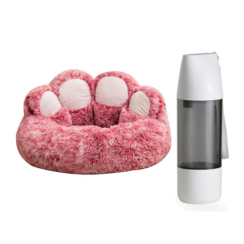 KAHDGSS 2-in-1-Hundekissen Faltbares Wasserflaschen Set Für Haustiere rutschfeste Couch Bettmatratze Weiches Ruhebett Für Kleine Und Mittelgroße Katzen Haustier Hundesofa Hundebettmatte Waschbares KAHDGSS 2-in-1-Hundekissen Faltbares Wasserflaschen Set Für Haustiere rutschfeste Couch Bettmatratze Weiches Ruhebett Für Kleine Und Mittelgroße Katzen Haustier Hundesofa Hundebettmatte Waschbares von KAHDGSS