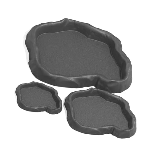 KAHDGSS 3pcs Plastik Reptilien Habitatschale Mehrzweck Fütterungs Und Badebehälter Futterschale Feeder Für Terrarien Dekoration Multifunktionale Reptilien Schüssel KAHDGSS 3pcs Plastik Reptilien Habitatschale Mehrzweck Fütterungs Und Badebehälter Futterschale Feeder Für Terrarien Dekoration Multifunktionale Reptilien Schüssel von KAHDGSS