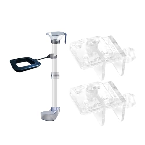 KAHDGSS Aquarium Deckel Clips + Futterrohr Schüssel Für Aquarium Mit Klarem Rahmen Für Garnelen Garnelen Und Schnecken Futternapf Aquarium Futterrohr KAHDGSS Aquarium Deckel Clips + Futterrohr Schüssel Für Aquarium Mit Klarem Rahmen Für Garnelen Garnelen Und Schnecken Futternapf Aquarium Futterrohr von KAHDGSS