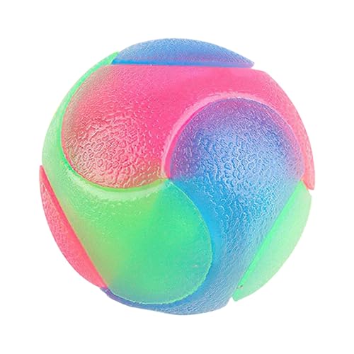 KAHDGSS Bunte Haustierkugel Mit Blinkendes Licht Für Die Nacht Freien Freien Die Hellende Kugel Für Hunde Holt Um LED Lightup Haustierspielzeug Zu Holen von KAHDGSS