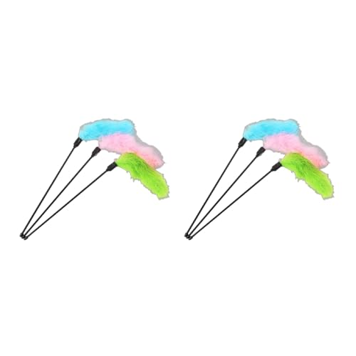 KAHDGSS Für Katzenspielzeug Interaktiv Für Katzen Zauberstab Mit Glöckchen Teaser Und Trainingsgerät Langlebiges Geschenk Für Katzenfänger Trainingsgerät Kätzchen Draht Teaser Katze KAHDGSS Für Katzenspielzeug Interaktiv Für Katzen Zauberstab Mit Glöckchen Teaser Und Trainingsgerät Langlebiges Geschenk Für Katzenfänger Trainingsgerät Kätzchen Draht Teaser Katze von KAHDGSS