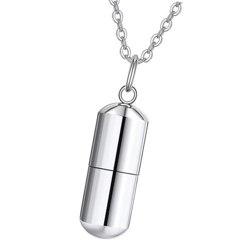 KAHDGSS Haustier-Urnen-Halskette für Asche, Armreif, Hals-Schmuck, Gedenkschmuck, Zubehör, Gedenkhunde KAHDGSS Haustier-Urnen-Halskette für Asche, Armreif, Hals-Schmuck, Gedenkschmuck, Zubehör, Gedenkhunde von KAHDGSS