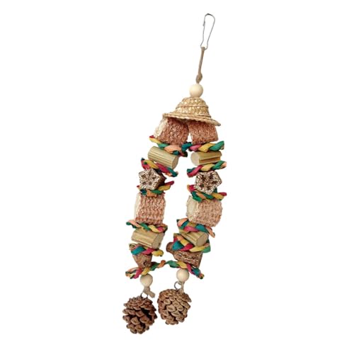 KAHDGSS Haustier Vogel Kauen Spielzeug Natural Gras Holz Maiscob Für Cockatiel Conure Cockatoos Zähne Schleifen Spielzeug Für Käfigvogel KAHDGSS Haustier Vogel Kauen Spielzeug Natural Gras Holz Maiscob Für Cockatiel Conure Cockatoos Zähne Schleifen Spielzeug Für Käfigvogel von KAHDGSS